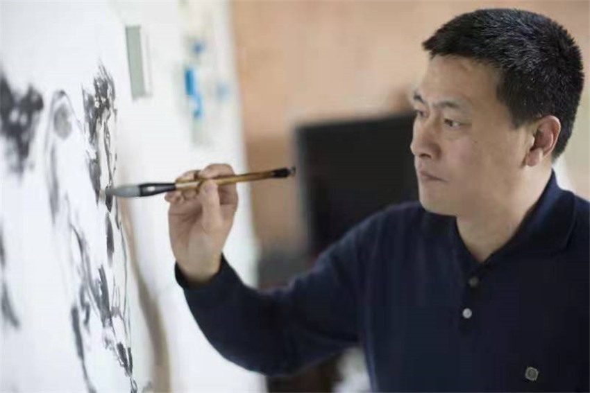 天马行空|本市热点:天马行空 笔墨神通——记著名书画家高栋梁