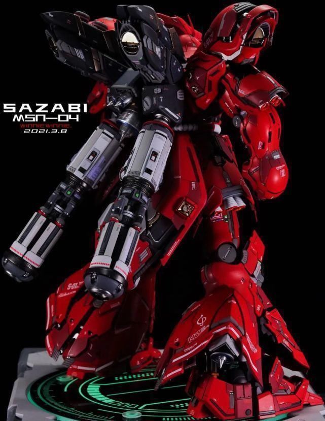 涂装|红如烈焰才是沙扎比真本色,姚沙GK1.0涂装制作