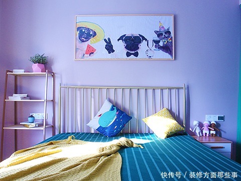 防水|129平混搭三居室,五颜六色的室内配色怎么这么好看!