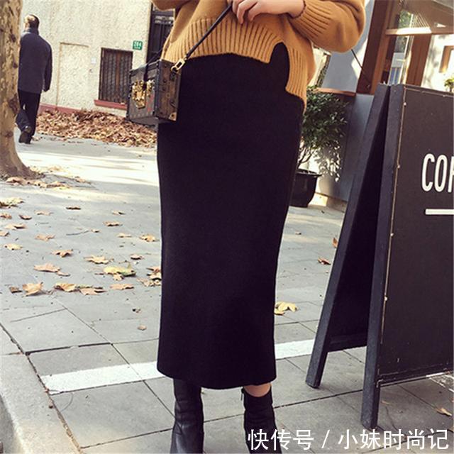 长裙 时尚优雅半身裙,冬天就爱穿美裙