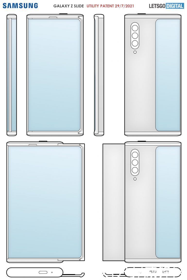 三星|三星“Galaxy Z Slide”曝光？采用可滚动加长型屏幕