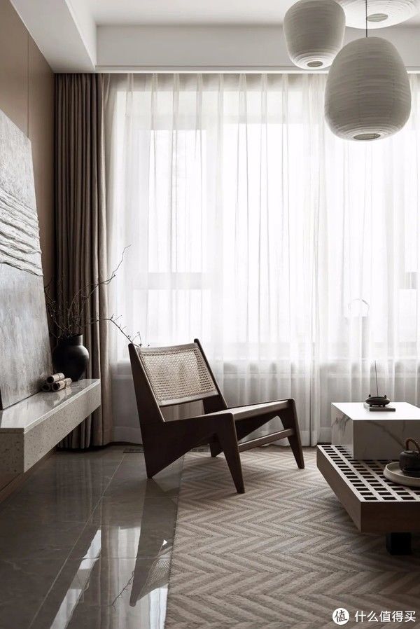 空间|107㎡三室一厅，最美禅意中式风，原木风的家，惊艳了我