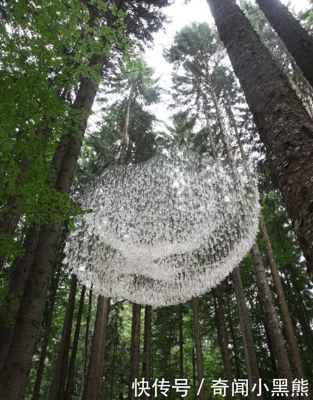 水滴|神奇的雨水收集装置，装满雨水后形似吊灯，重达800磅