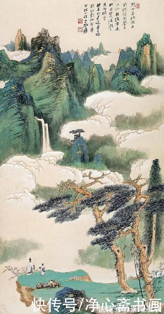 画荷@他不仅爱荷花还爱松树,一生酷爱荷花无数,究竟为什么呢