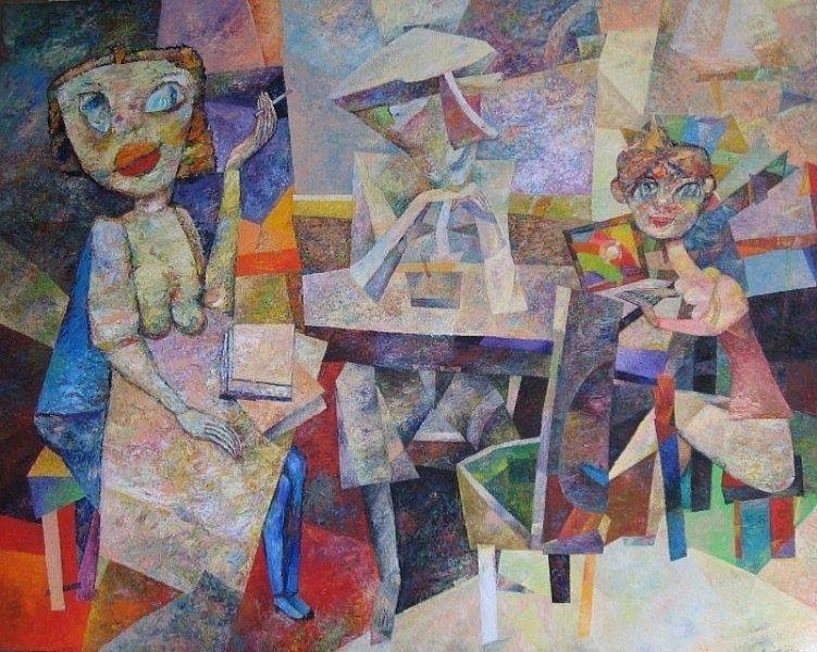 颜色#谢尔盖·雷巴克:世界的艺术家的颜色是明亮、富有表现力