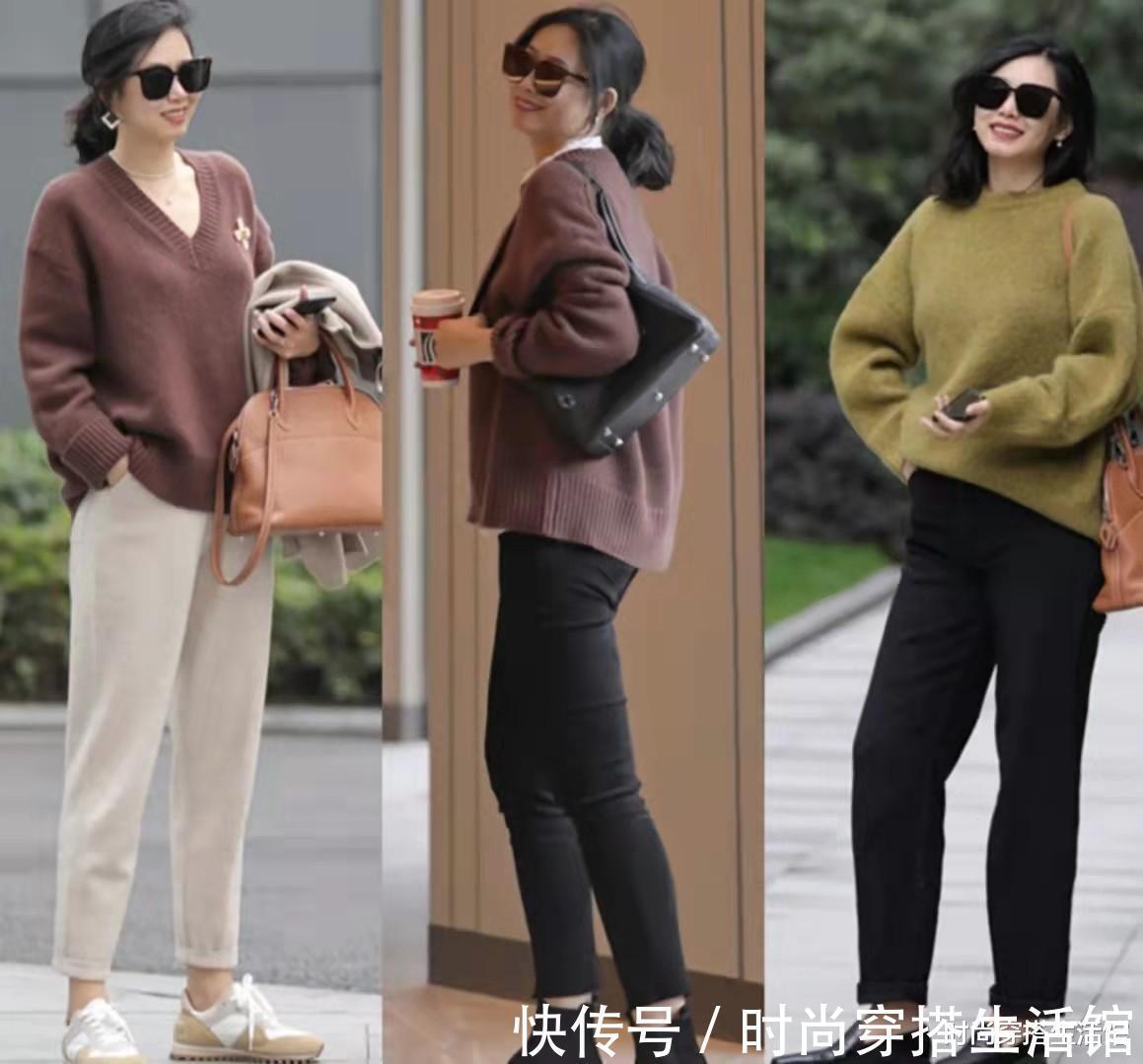 针织衫|天冷了,这才是真正适合小个子的冬季穿搭,不装嫩也不老气,真美