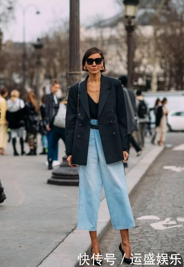 入春,你穿针织衫+阔腿裤的样子=简直太气质了
