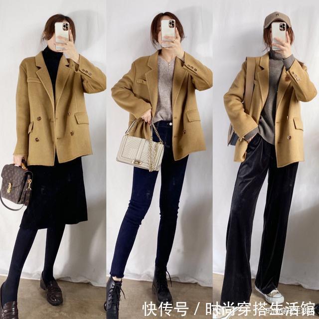 时髦 这才是真正适合中年女人冬季穿搭,时髦显瘦又显高,照着穿就很美