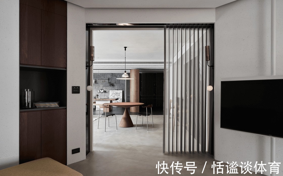 茶室|“去客厅化”的另一种设计，把客厅旋转45°后，简直不要太爽