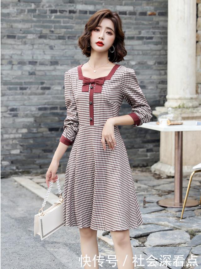 时尚|气质出众的女人,穿搭越讲究!瞧这秋裙,时髦精致,更显女人味