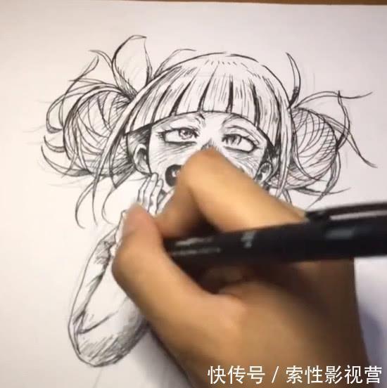 小女孩|美术生画小女孩，说是大家都熟悉，看到作品后，网友：怎么是她