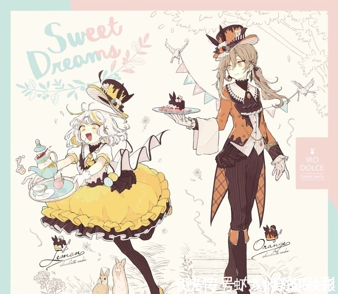 jiojio&独特的线条走向、鲜艳的配色,一眼就心动系列插画