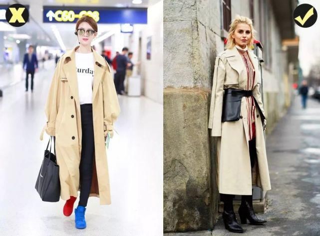 风衣+卫衣=初春最火混搭套路，时髦炸了！