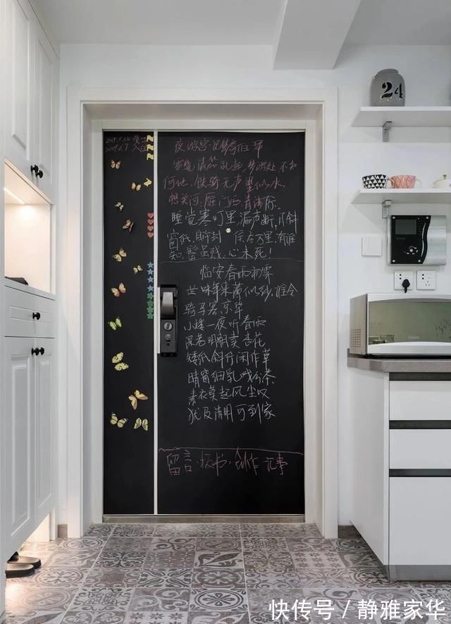 小书房|58㎡小户型,一居改两居空间越变越大,客厅装成小书房孩子超喜欢