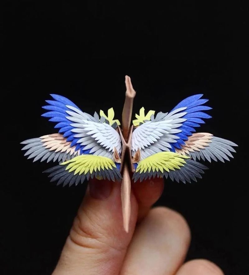 灵感$抑郁小哥把一只2毛钱的千纸鹤折成了我买不起的样子,不但病好了还年入百万