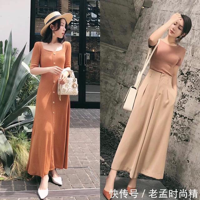 日常穿搭|微胖女生的秋季日常穿搭,针织衫搭配阔腿裤,时尚又有女人味