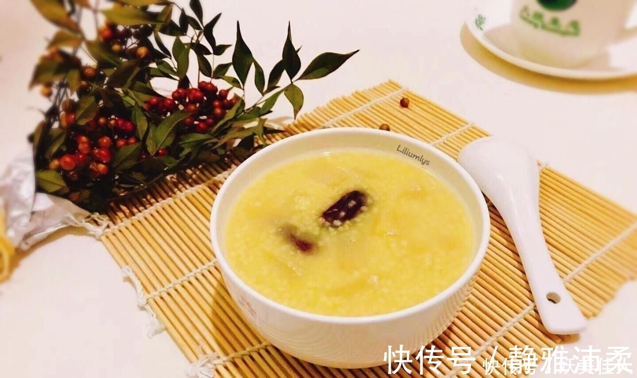 小米红枣粥|皮肤暗沉有斑点,试一试内调!这两样东西多吃点,不化妆也气色好