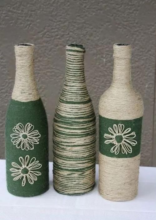 改造|DIY手工制作这是我见过最棒的酒瓶改造方案,好漂亮