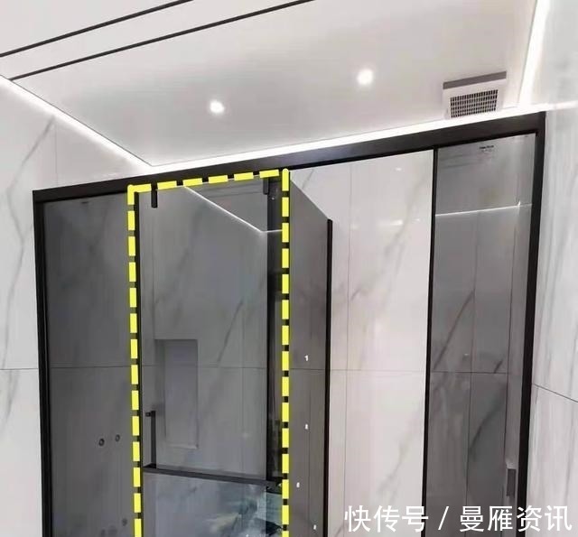 淋浴区|马桶和淋浴区共用一扇门，一门2用实现三分离式，比日本那招实用