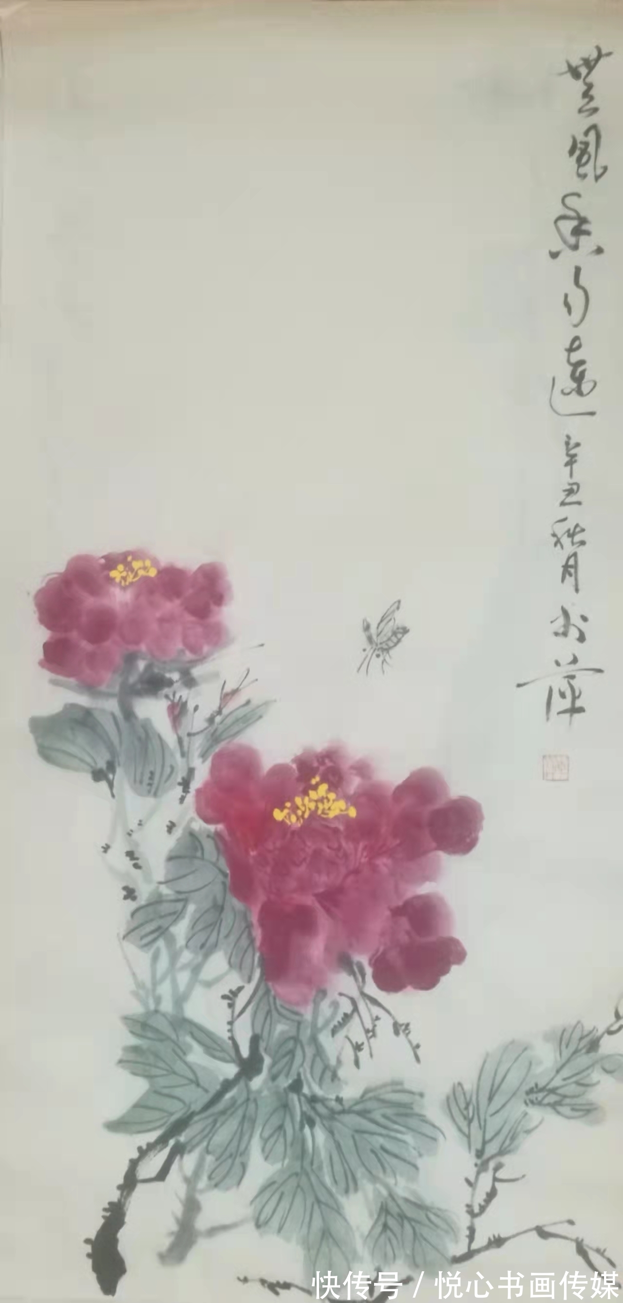 花鸟画$花鸟画创作室艺术总监，当代著名画家李萍国画作品欣赏