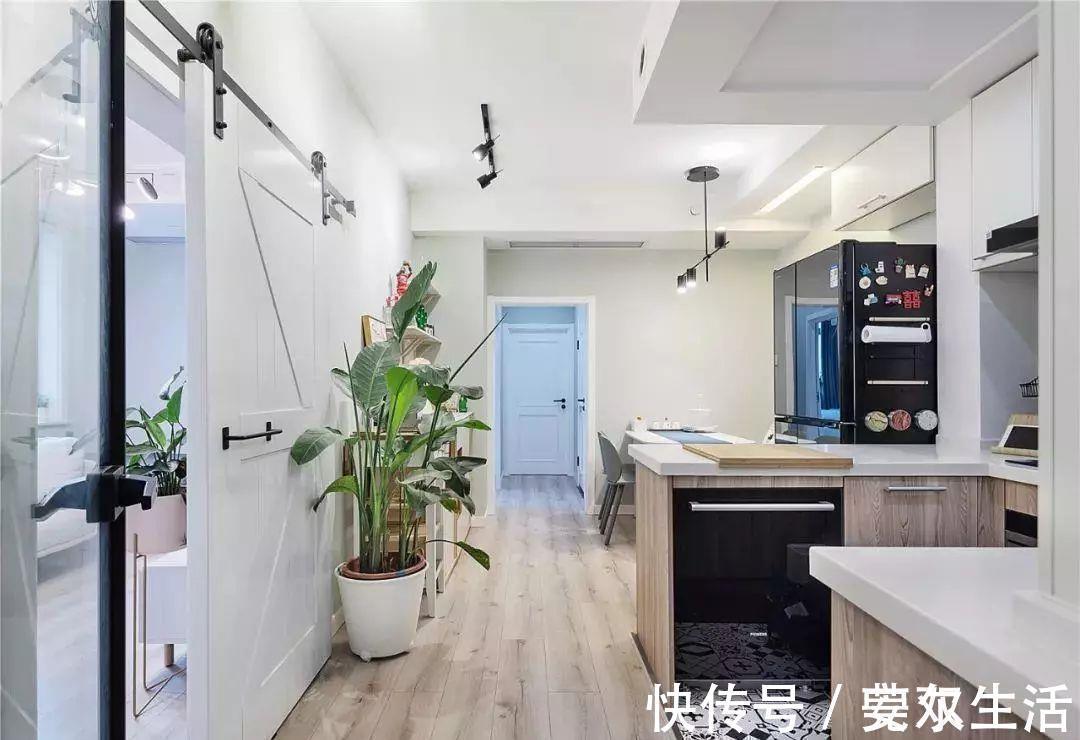 客卧|她的70平现代简约小家，客厅加张床，二室变三居，时尚又舒适！