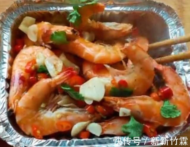 油炸|大虾又出新吃法了,不蒸不煮不油炸,不加一滴水不加一粒盐