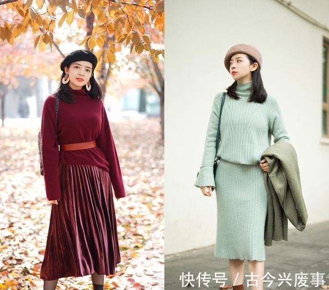 穿搭|为什么你穿“针织衫+半裙”不好看瞧三木的穿搭思路，实用高级