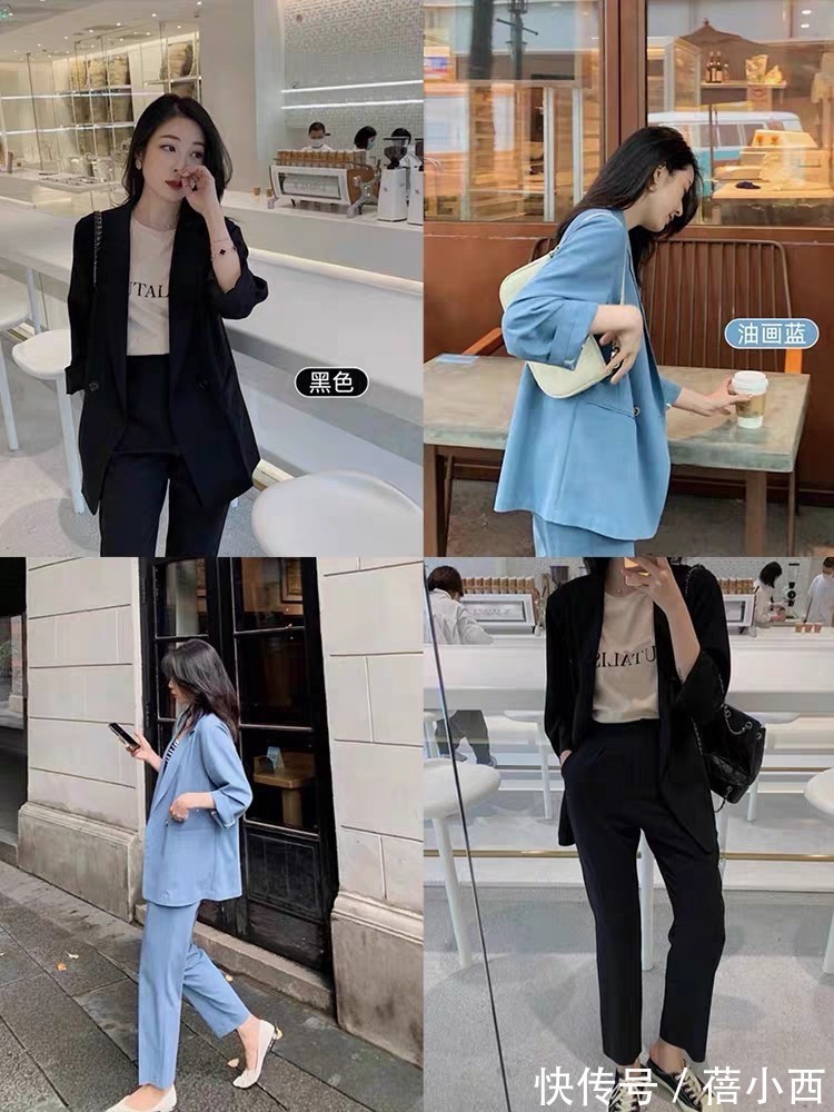 搭配|真正会穿有品味的女人,入秋第1件外套首选“西装”,洋气又高级