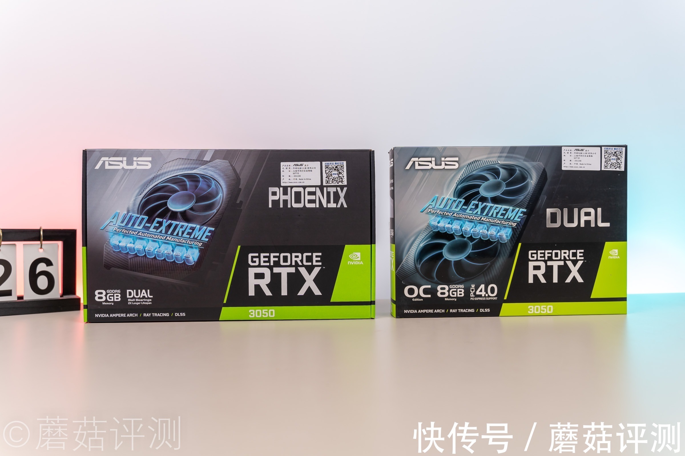 华硕RTX3050|ITX，才是3050正确方式、华硕RTX3050显卡（Dual&Phoenix）