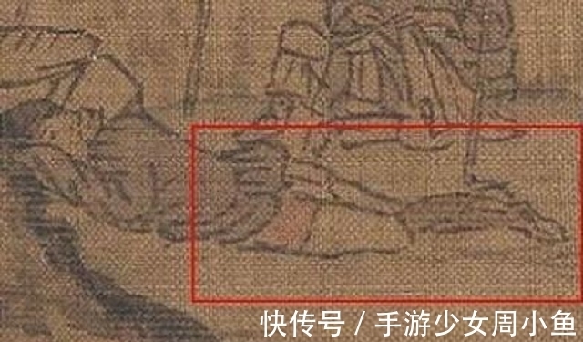 农夫们$清明上河图被放大100倍,你会发现一细节,树下睡觉男子在干啥?