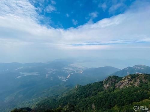 深圳大笔架山的爬山路线