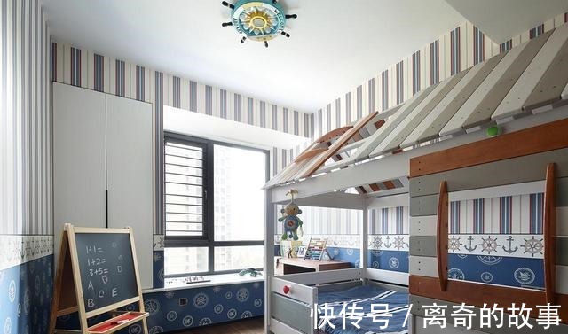 灰白蓝|虽然装修超了预算,依然喜欢木饰面吊顶,现代风格实拍图晒给你看!