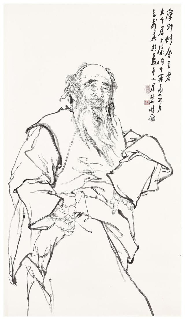 美术家协会|“匠心人”--画家王子武:鉴赏两幅《张大千画像》的异同之处