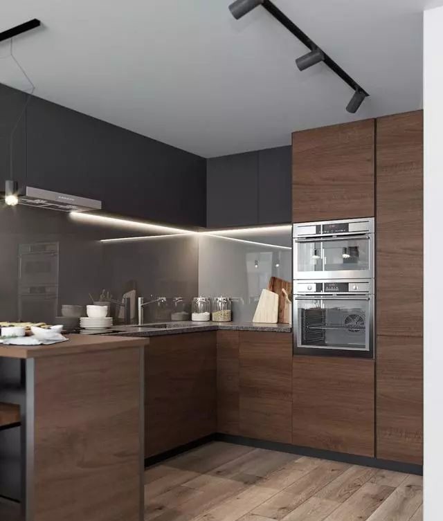 隐形柜|51平一房一厅,隐形门,隐形柜,美观省空间,灯带搭配,美感十足