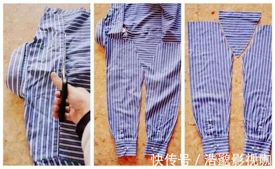 围嘴|这妈妈太会省了,去年的旧衬衫改成了孩子的连衣裙,DIY旧物改造