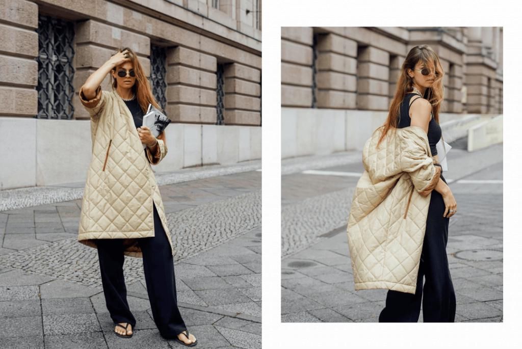  这件|刘雯身上这件「绗缝」外套，到底有多火？