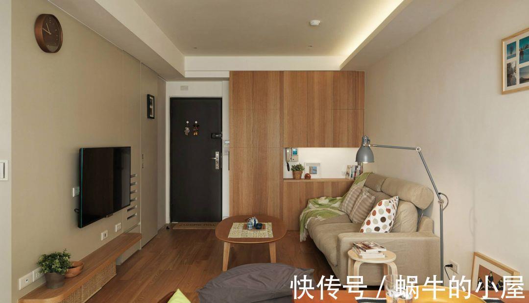 小公寓|小户型yyds！看人家这套43㎡MUJI风小公寓，1㎡都不浪费！