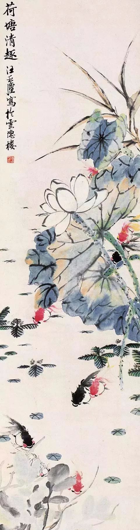 大鲶鱼@吴昌硕、齐白石、张大千、潘天寿等大家画的鱼,拍案叫绝