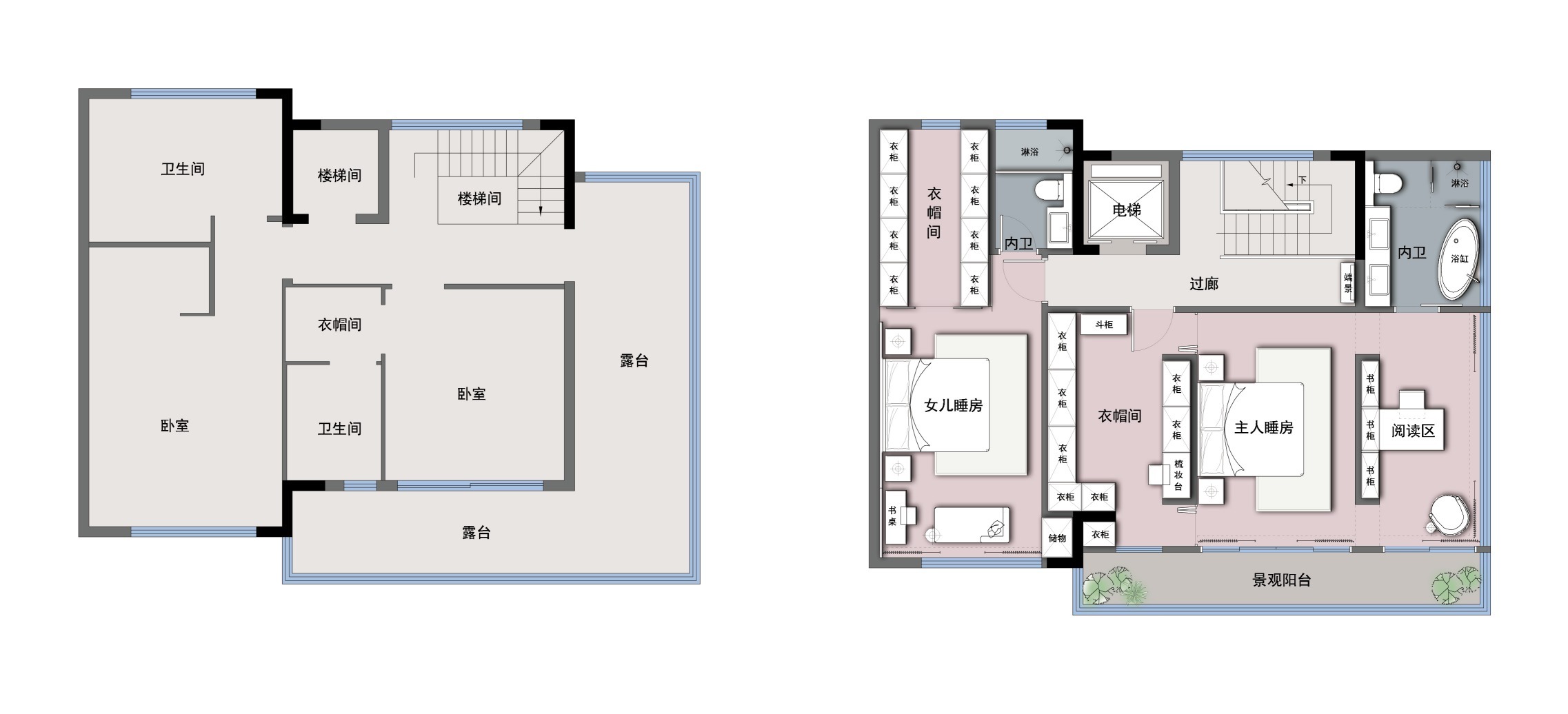 气质|【鲁班装饰】静雅合院300㎡美式,气质华丽