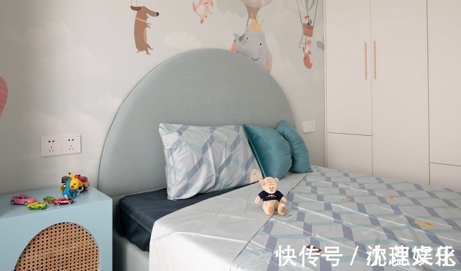 背景墙|看她家的配色,像吃了一口甜而不腻的糕点~