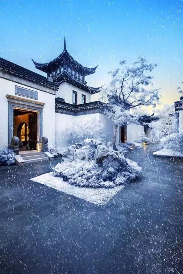 江南|赏江南雪景，品应景美诗