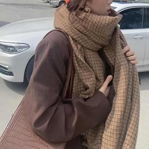  臃肿|围巾显臃肿？这你就说错了，来解锁围巾穿搭的正确打开方式