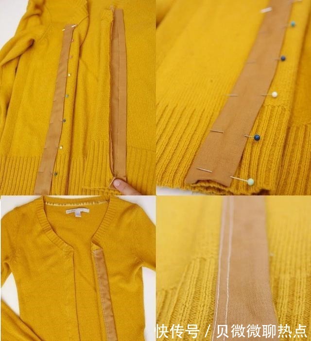 衣服|衣服上添加一排纽扣！原来可以如此简单，新手一看就明白的小技巧！