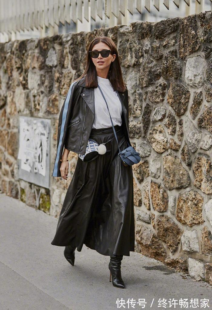 身材 谁说皮裙难驾驭教你根据身材来穿搭,不仅显瘦还很潮,快学起来