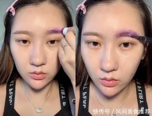 成品|美术生把脸当“画布”,实力仿妆“韩佩泉”,看到成品收徒吗