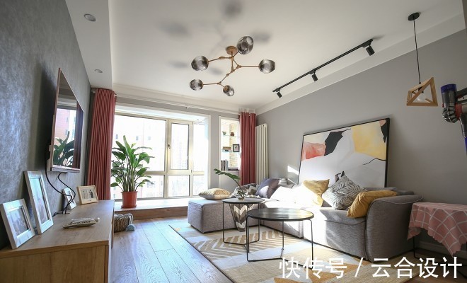 搭配|云合设计——逆天的设计!90㎡的房子也能这么好看,我跪了!