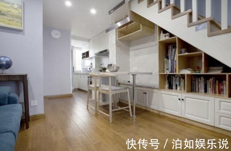 上下楼|楼梯只用来上下楼学会这么设计,书房、储物间都有了,太实用!