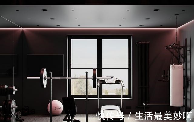 背景墙|工业风格的复式大宅,高级又有质感,健身房很帅气!