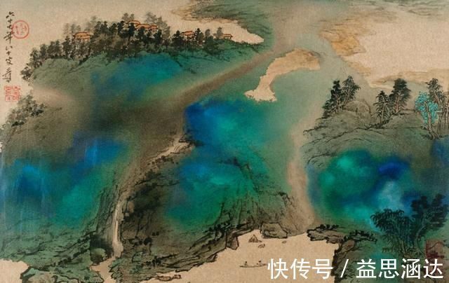 意境!张大千谈抽象绘画:总结出16个字,把老子的精神悟得非常透