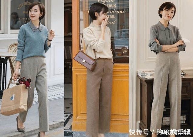 别总穿小黑裤了，今年流行这5种裤子，搭羽绒服、大衣都好看